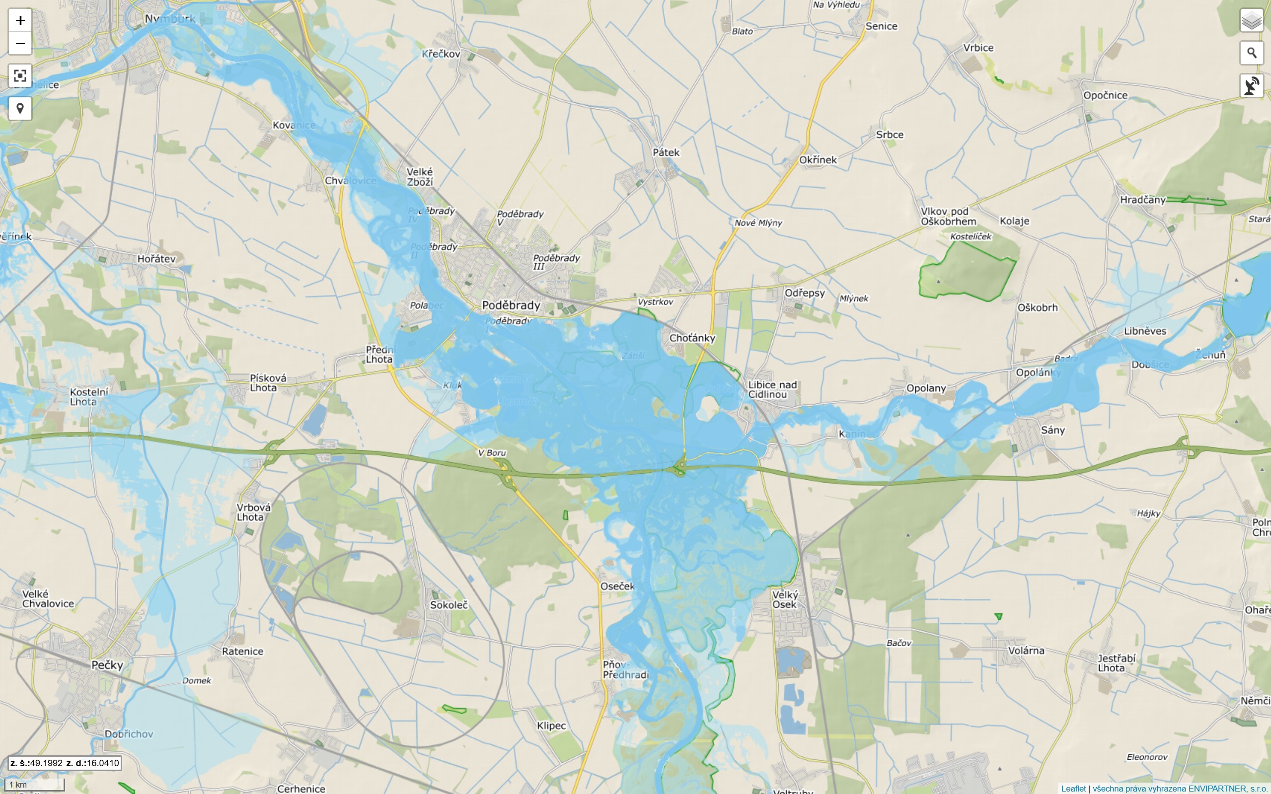 Povodňová mapa